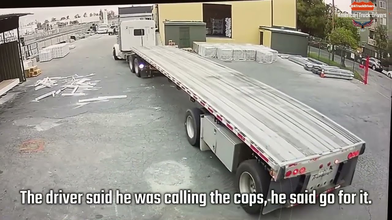 Bad pull out | Cut off | Truck hit in truck stop | Truck toppled over taking a ramp