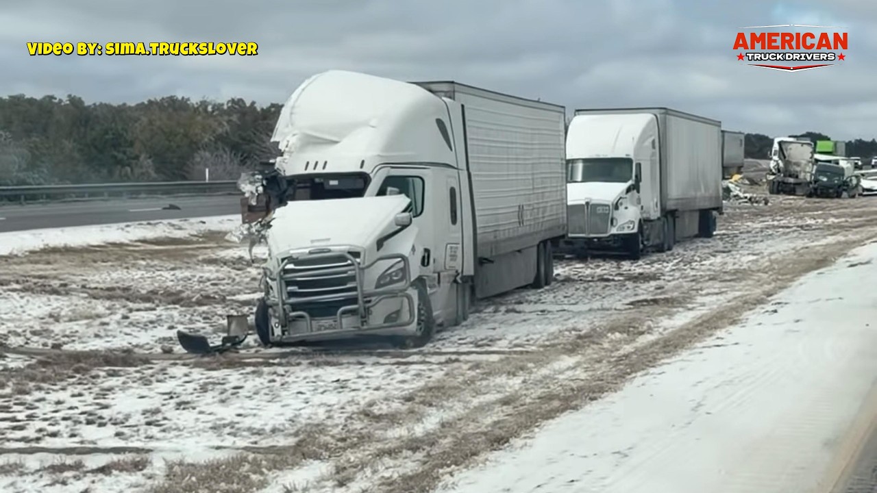100-Car Whiteout Pileup, Driver Trapped, Rear-End Crash, One Week of Accidents | Wild Driving Moment