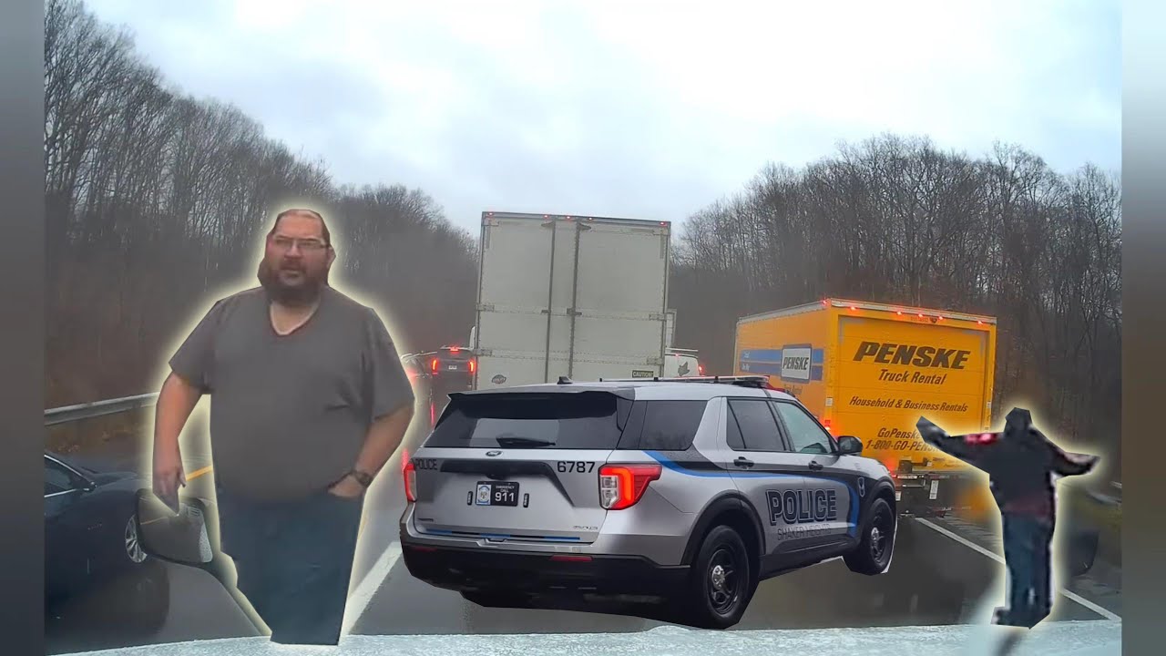 Truck driver hit by semi rolling backwards | Proof why everyone needs a dashcam | Ignored by police