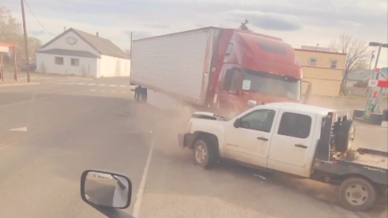Raging driver launches semi towards 5 cars in small town | Several other moments on the road
